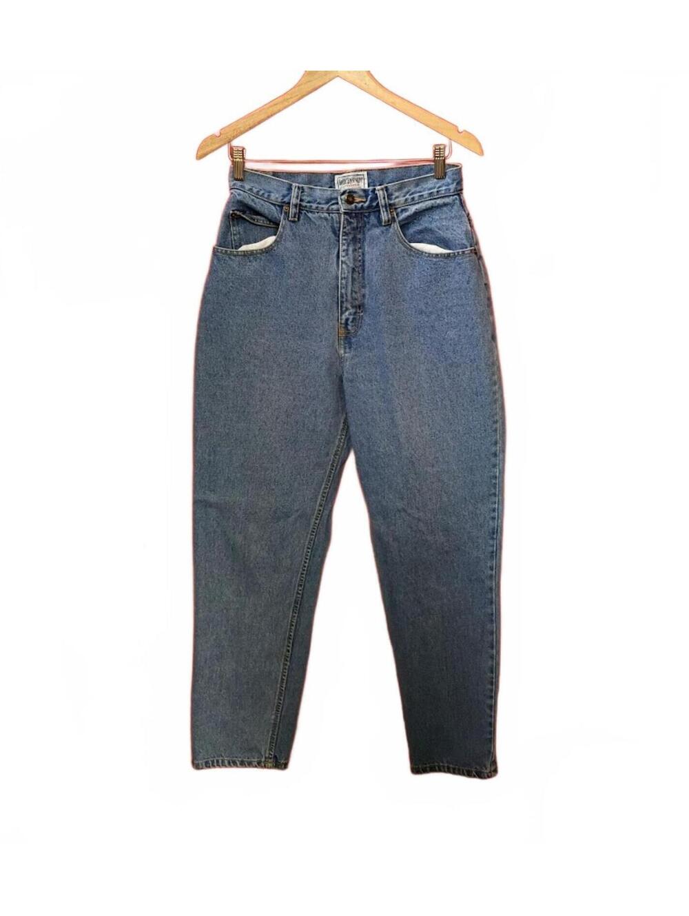 Basic Equipment Jeans Blue Denim High Waist Tapered Jeans Plus Size 14
